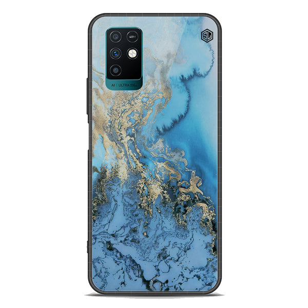 Marble Series Soft Phone Case - Premium Glass Case - Design 2 - Infinix Note 10
