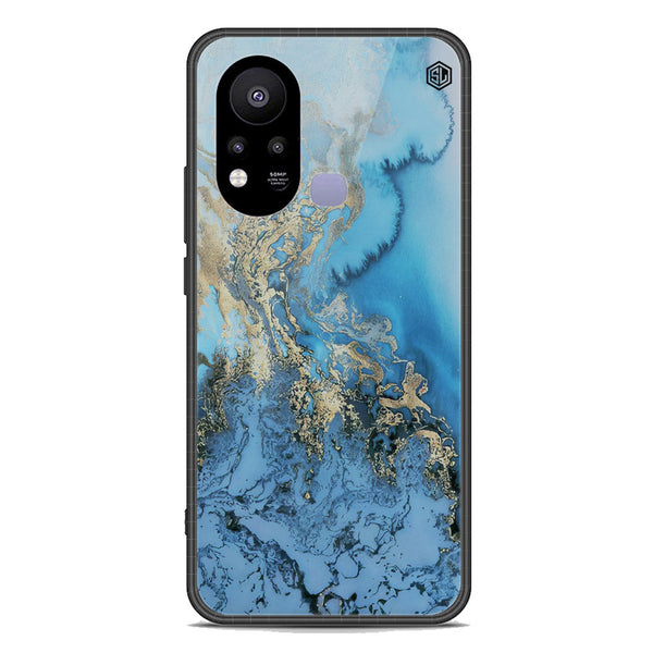 Marble Series Soft Phone Case - Premium Glass Case - Design 2 - Infinix Hot 11s