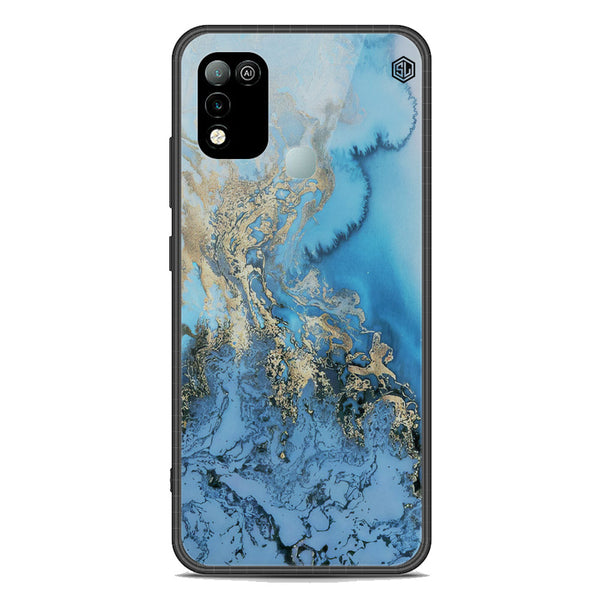 Marble Series Soft Phone Case - Premium Glass Case - Design 2 - Infinix Hot 10 Play
