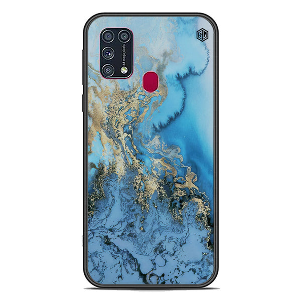 Marble Series Soft Phone Case - Premium Glass Case - Design 2 - Samsung Galaxy M31