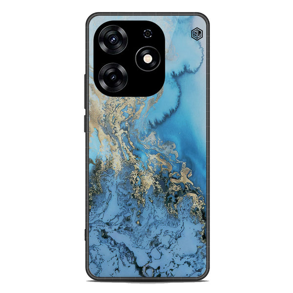 Marble Series Soft Phone Case - Metal Case - Design 2 - Tecno Spark 10 Pro