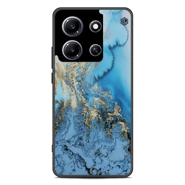 Marble Series Soft Phone Case - Metal Case - Design 2 - Infinix Note 30i
