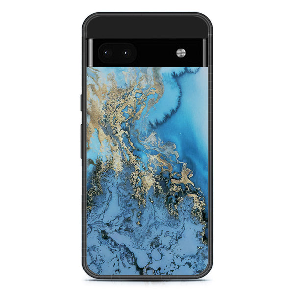Marble Series Soft Phone Case - Metal Case - Design 2 - Google Pixel 7