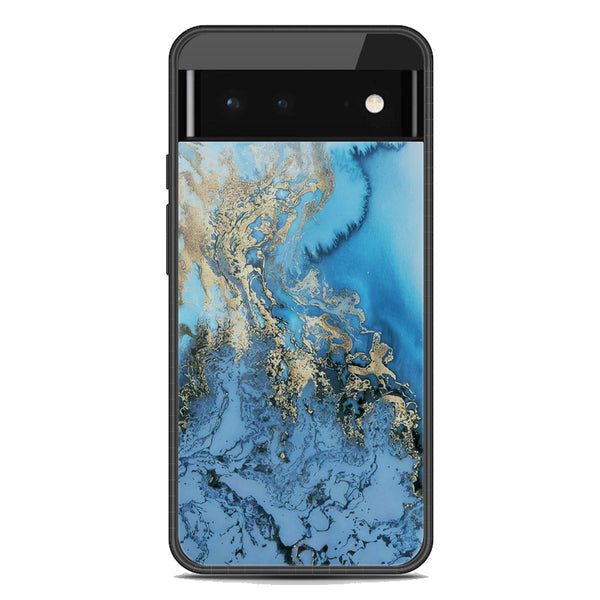 Marble Series Soft Phone Case - Metal Case - Design 2 - Google Pixel 6