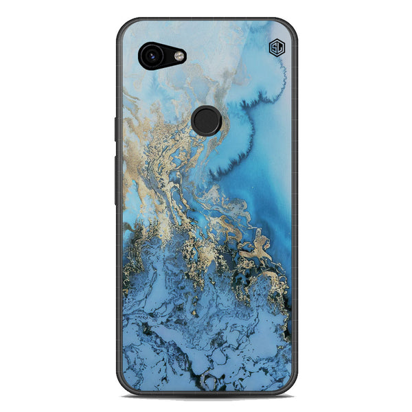 Marble Series Soft Phone Case - Metal Case - Design 2 - Google Pixel 3a XL