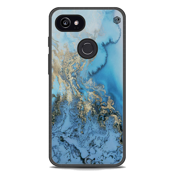 Marble Series Soft Phone Case - Metal Case - Design 2 - Google Pixel 2 XL