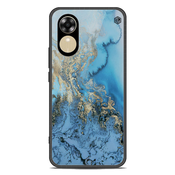Marble Series Soft Phone Case - Premium Glass Case - Design 2 - Oppo A17k