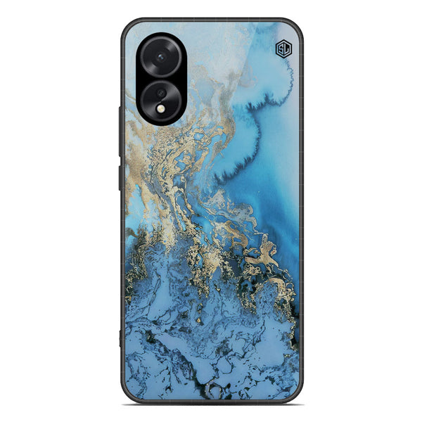 Marble Series Soft Phone Case - Premium Glass Case - Design 2 - Oppo A18
