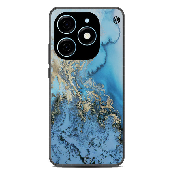Marble Series Soft Phone Case - Premium Glass Case - Design 2 - Tecno Spark 20