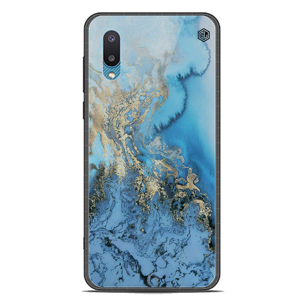 Marble Series Soft Phone Case - Premium Glass Case - Design 2 - Samsung Galaxy M02