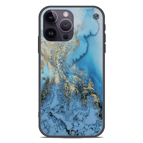 Marble Series Soft Phone Case - Premium Glass Case - Design 2 - iPhone 14 Pro