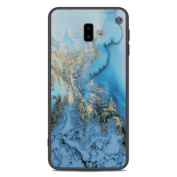 Marble Series Soft Phone Case - Premium Glass Case - Design 2 - Samsung Galaxy J6 Plus 2018