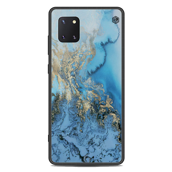 Marble Series Soft Phone Case - Premium Glass Case - Design 2 - Samsung Galaxy A81