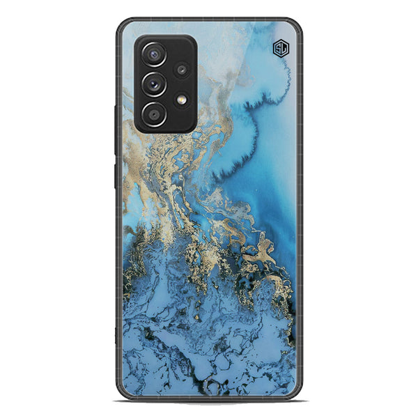 Marble Series Soft Phone Case - Premium Glass Case - Design 2 - Samsung Galaxy A52