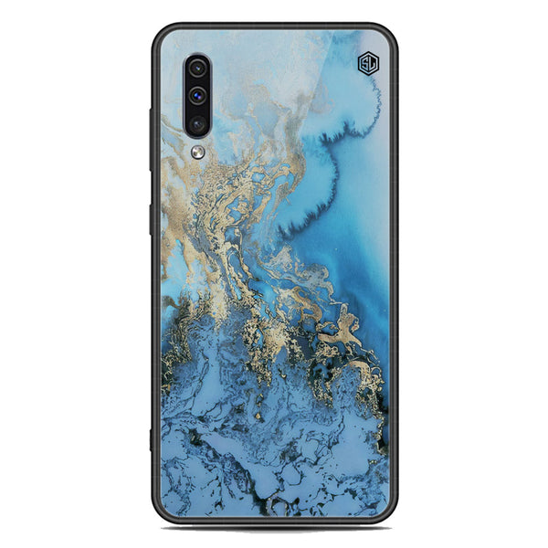 Marble Series Soft Phone Case - Premium Glass Case - Design 2 - Samsung Galaxy A50s