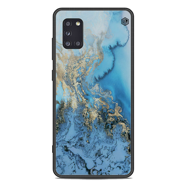 Marble Series Soft Phone Case - Premium Glass Case - Design 2 - Samsung Galaxy A31