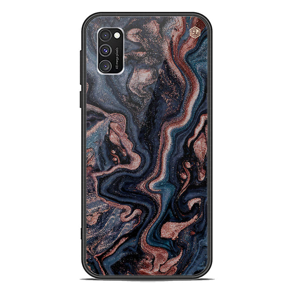 Marble Series Soft Phone Case - Premium Glass Case - Design 4 - Samsung Galaxy A03s