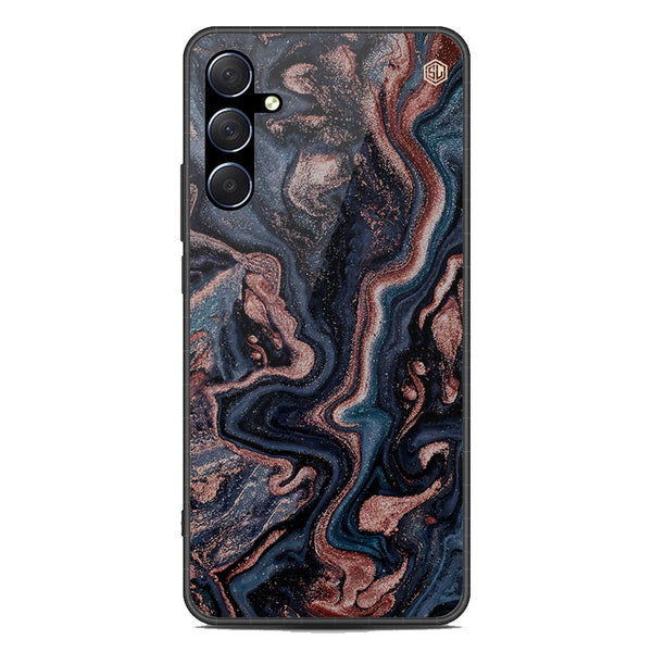 Marble Series Soft Phone Case - Premium Glass Case - Design 4 - Samsung Galaxy M54