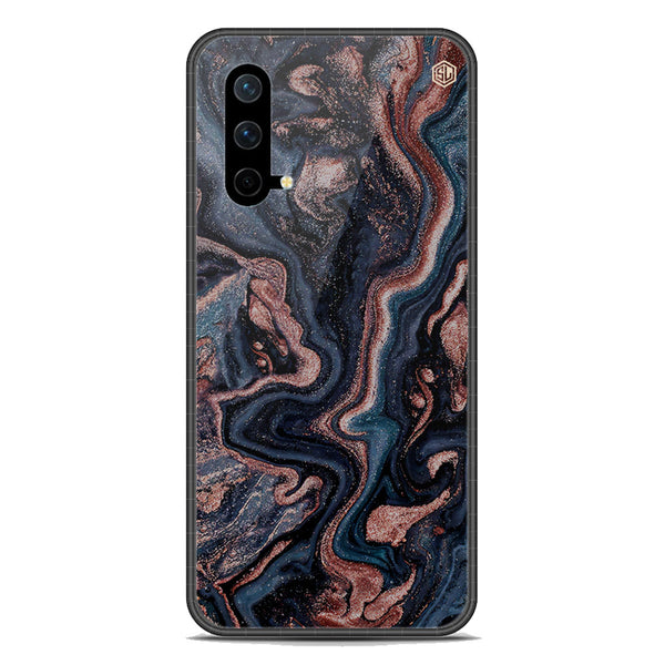 Marble Series Soft Phone Case - Premium Glass Case - Design 4 - OnePlus Nord CE 5G