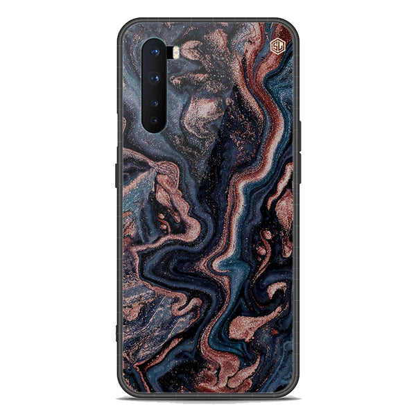 Marble Series Soft Phone Case - Premium Glass Case - Design 4 - OnePlus Nord