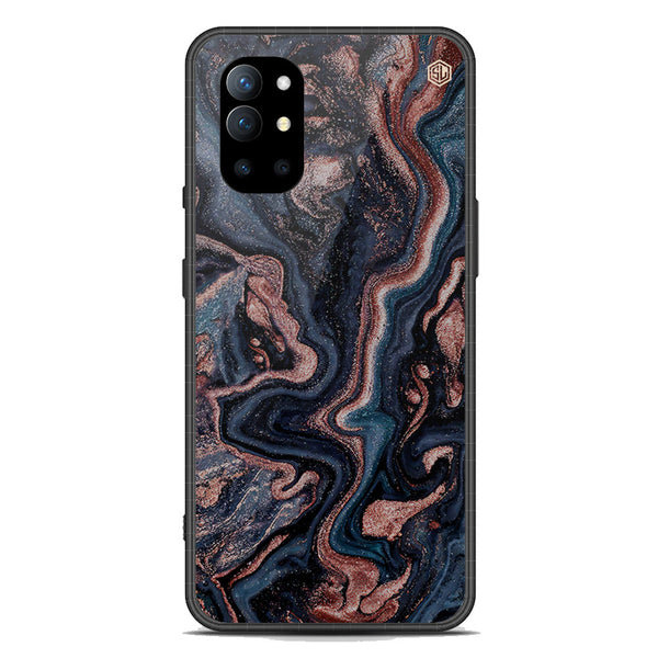 Marble Series Soft Phone Case - Premium Glass Case - Design 4 - OnePlus 9R