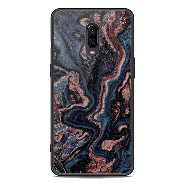 Marble Series Soft Phone Case - Premium Glass Case - Design 4 - OnePlus 6T