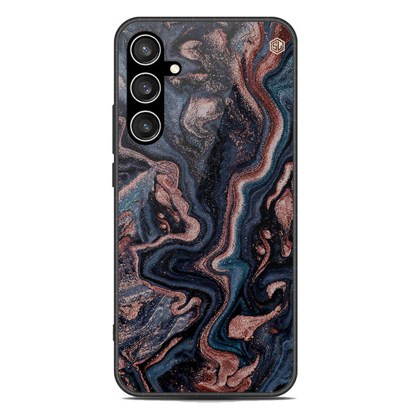 Marble Series Soft Phone Case - Premium Glass Case - Design 4 - Samsung Galaxy S23 FE