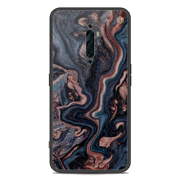 Marble Series Soft Phone Case - Premium Glass Case - Design 4 - Oppo Reno 2F