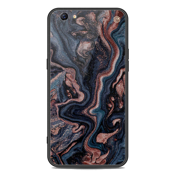 Marble Series Soft Phone Case - Premium Glass Case - Design 4 - Oppo F3 Plus
