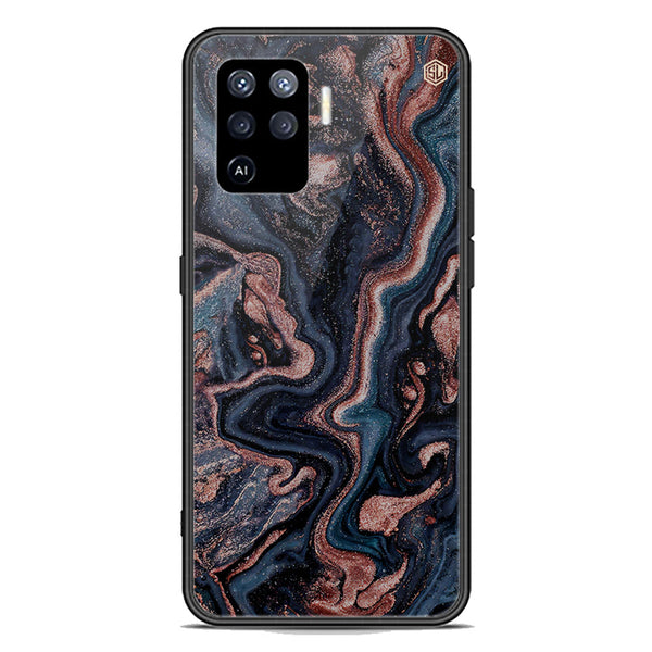 Marble Series Soft Phone Case - Premium Glass Case - Design 4 - Oppo A94