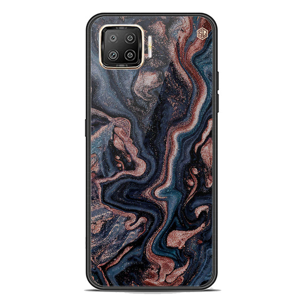 Marble Series Soft Phone Case - Premium Glass Case - Design 4 - Oppo A73