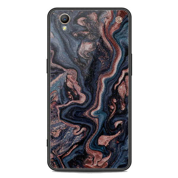 Marble Series Soft Phone Case - Premium Glass Case - Design 4 - Oppo A37