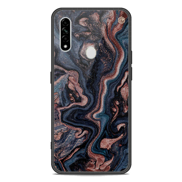 Marble Series Soft Phone Case - Premium Glass Case - Design 4 - Oppo A31