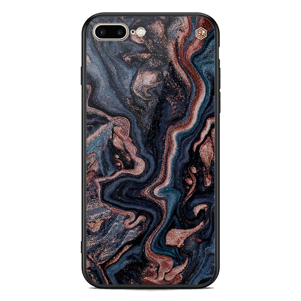 Marble Series Soft Phone Case - Premium Glass Case - Design 4 - iPhone 8 Plus / 7 Plus