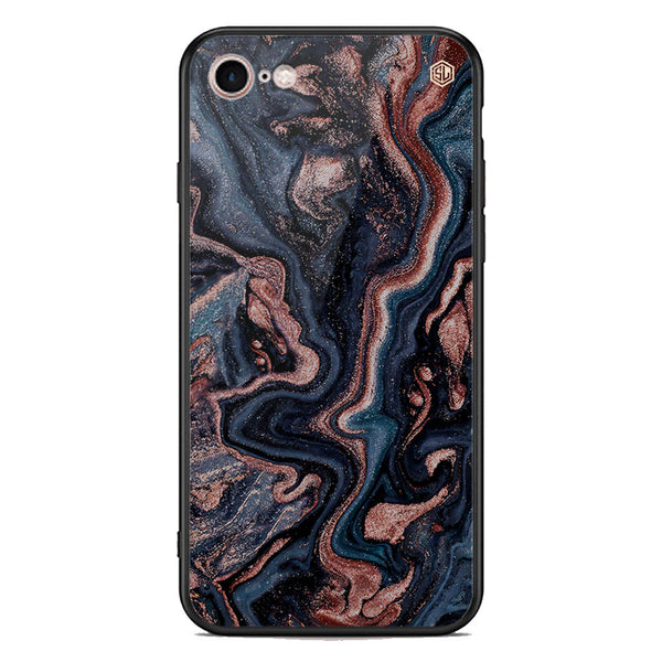 Marble Series Soft Phone Case - Premium Glass Case - Design 4 - iPhone 8 / 7