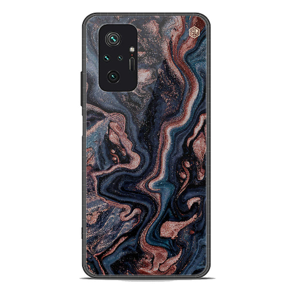 Marble Series Soft Phone Case - Premium Glass Case - Design 4 - Xiaomi Redmi Note 10 Pro Max