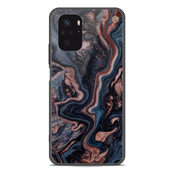 Marble Series Soft Phone Case - Premium Glass Case - Design 4 - Xiaomi Redmi Note 10S