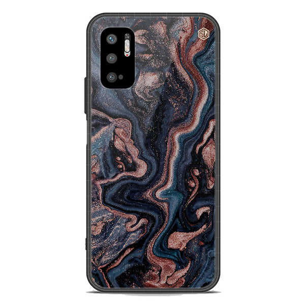Marble Series Soft Phone Case - Premium Glass Case - Design 4 - Xiaomi Redmi Note 10 5G