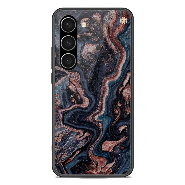 Marble Series Soft Phone Case - Premium Glass Case - Design 4 - Samsung Galaxy S23 Plus 5G