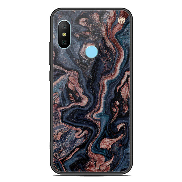 Marble Series Soft Phone Case - Premium Glass Case - Design 4 - Xiaomi Redmi Note 6 Pro