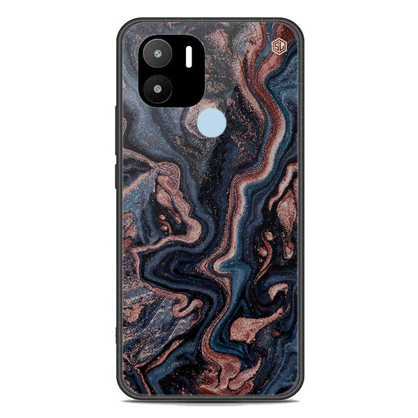 Marble Series Soft Phone Case - Premium Glass Case - Design 4 - Xiaomi Redmi A1 Plus