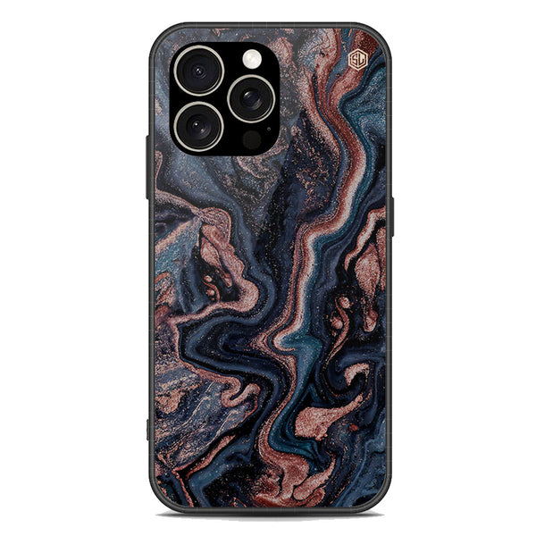 Marble Series Soft Phone Case - Premium Glass Case - Design 4 - iPhone 15 Pro