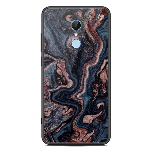 Marble Series Soft Phone Case - Premium Glass Case - Design 4 - Xiaomi Redmi 5