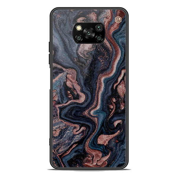 Marble Series Soft Phone Case - Premium Glass Case - Design 4 - Xiaomi Poco X3 Pro