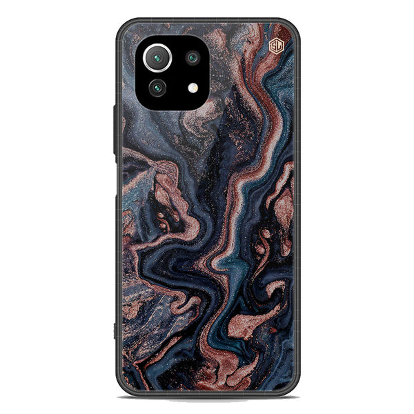 Marble Series Soft Phone Case - Premium Glass Case - Design 4 - Xiaomi Mi 11 Lite