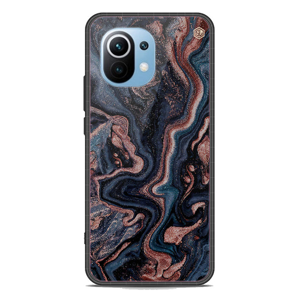 Marble Series Soft Phone Case - Premium Glass Case - Design 4 - Xiaomi Mi 11