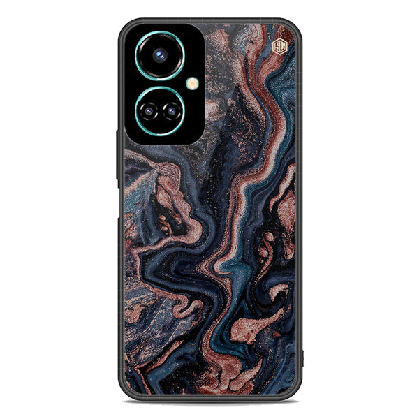 Marble Series Soft Phone Case - Premium Glass Case - Design 4 - Tecno Camon 19