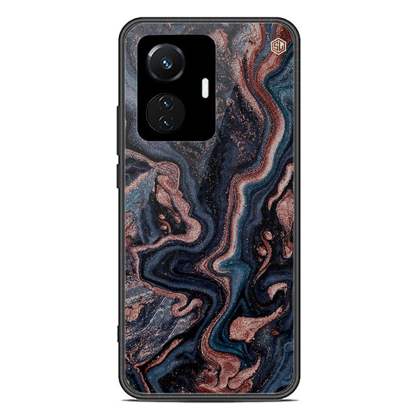 Marble Series Soft Phone Case - Premium Glass Case - Design 4 - Vivo Y55 4G