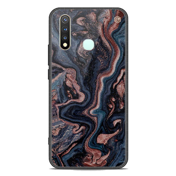 Marble Series Soft Phone Case - Premium Glass Case - Design 4 - Vivo Y19