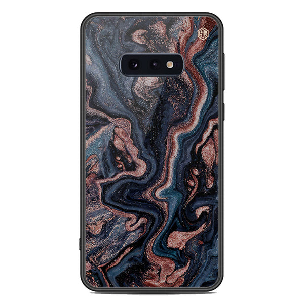 Marble Series Soft Phone Case - Premium Glass Case - Design 4 - Samsung Galaxy S10e